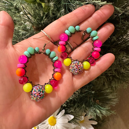 Medium Electric Fiesta Hoops