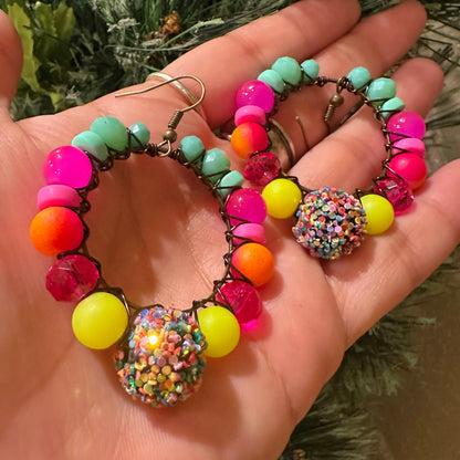 Medium Electric Fiesta Hoops