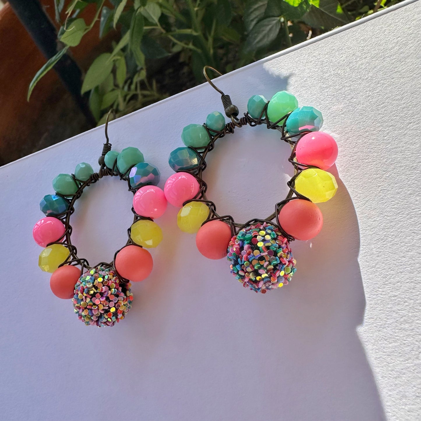 Mini Confetti Pop Hoop Earrings