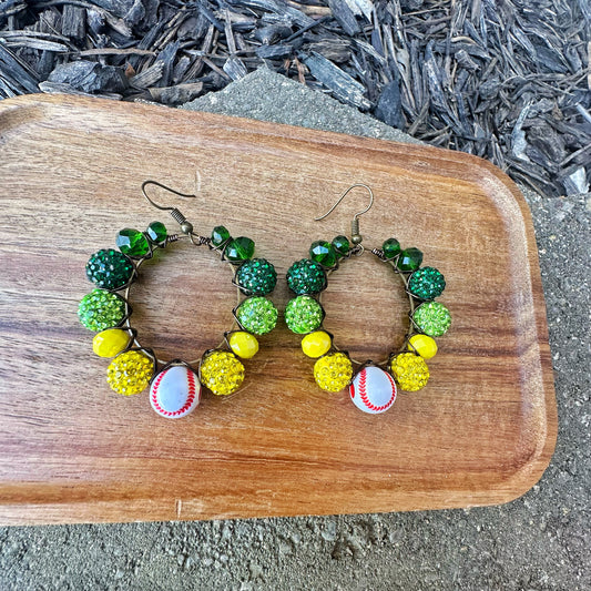Medium Javelina Classic Game Day Earrings